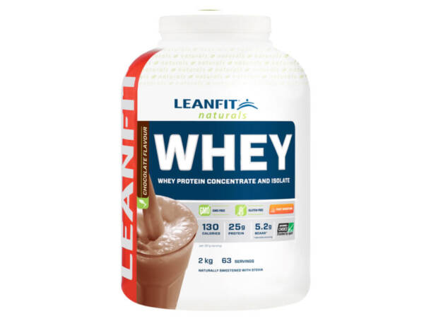 LEANFIT 100% WHEY PROTEIN 2KG.
