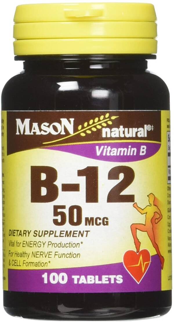 MASON VIT B12  50MG  X 100 TABLETS
