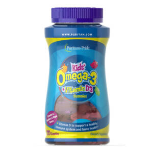 KIDS OMEGA 3  VITAMIN D3 GUMMIES  X 120