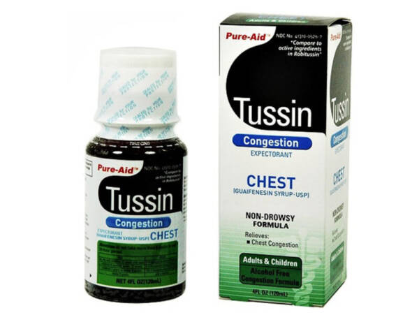 TUSSIN CONGESTION CHESTY COUGH SYRUP 120ML