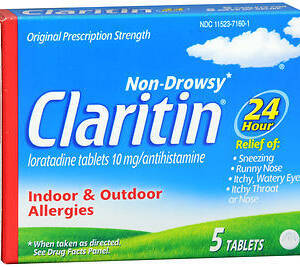 CLARITIN NON-DROWSY*5 TABS
