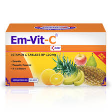 EM-VIT-C100MG CHEWABLE X10 TABLETS