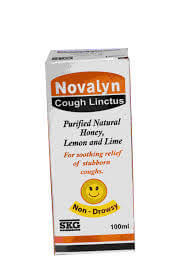 NOVALYN DRY COUGH 2YEARS+ SYRUP 100ML