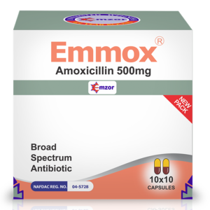 EMMOX AMOXICILLIN CAP*100(EMZOR)