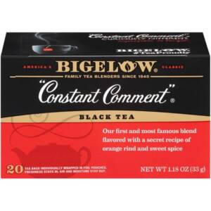 BIGELOW DECAFFEINATED CONSTANT COMMENT BLACK TEA *20BAGS