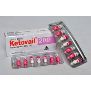 KETOVAIL 200MG(KETOPROFEN)*14CAPS