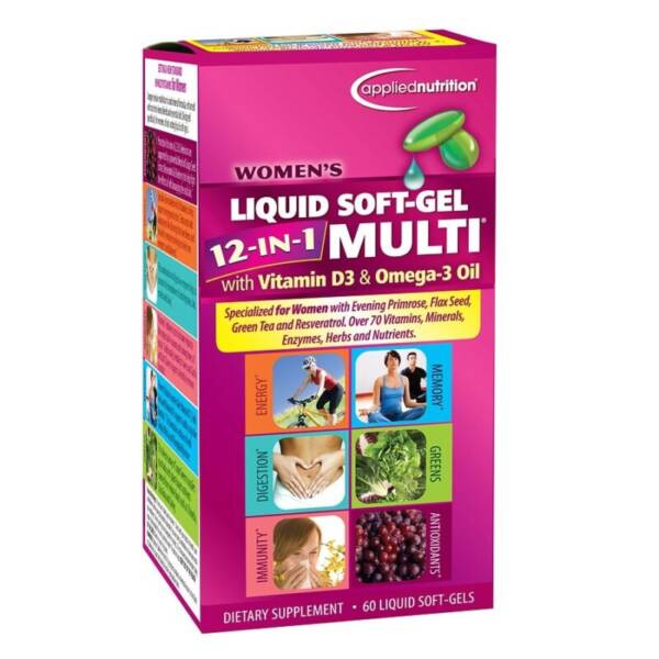 APPLIED NUTRITION  WOMEN?S 12 IN 1 MULTIVITAMIN  X  60 SOFTGELS