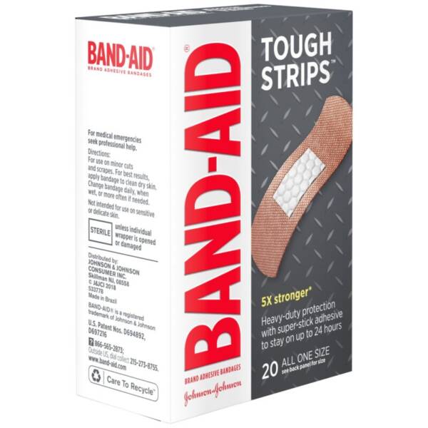 BAND-AID TOUGH STRIPS