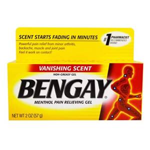 BENGAY VANISH SCENT GEL 57G