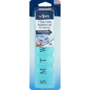 APEX 7-DAY ULTRA BUBBLE LOCK PILL ORGANIZER