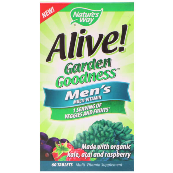 NATURE?S WAY ALIVE GARDEN GOODNESS MEN?S X 60
