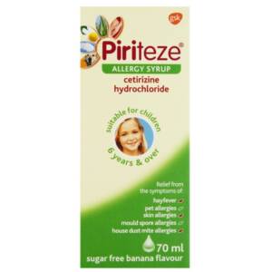 PIRITEZE ALLERGY SYRUP 70ML