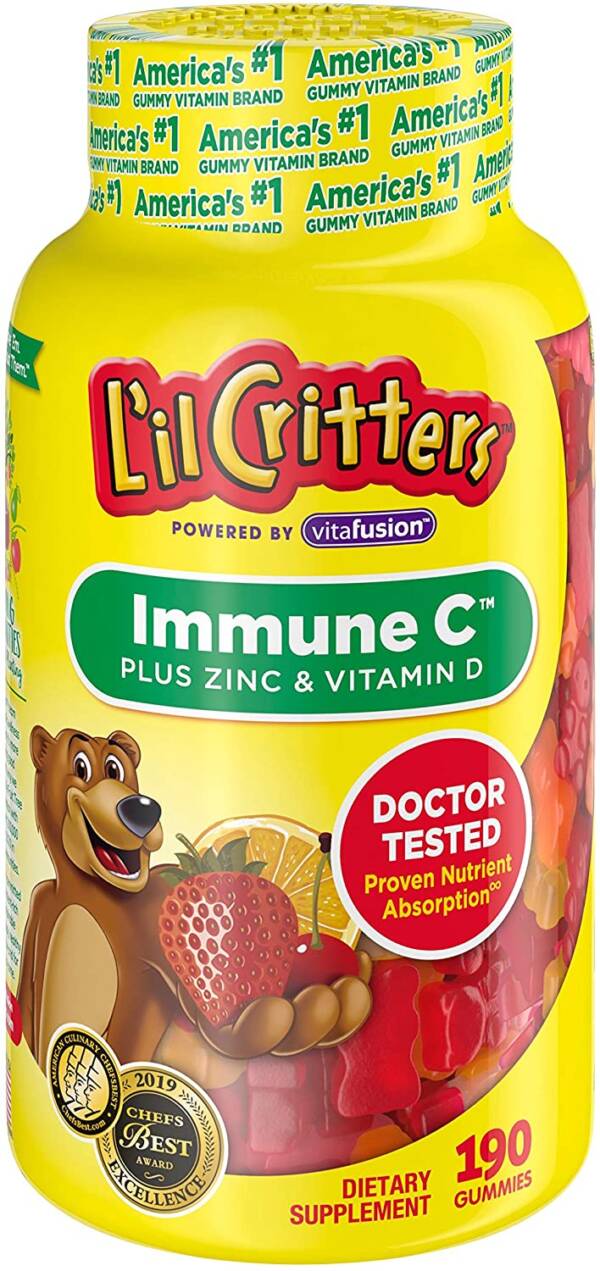 LIL CRITTERS IMMUN C+Z&D*190GUMMIES