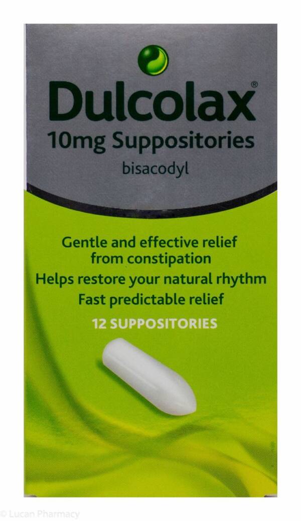 DULCOLAX 10MG ADULT SUPPOSITORIES*12