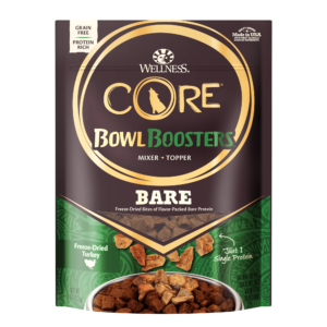Wellness CORE Bowl Boosters Bare Turkey Freeze-Dried Dog Food Mixer or Topper 113g