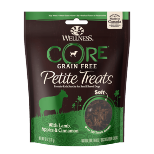 Wellness CORE Petite Treats Lamb, Apples & Cinnamon Recipe Soft Grain-Free Dog Treats 170g