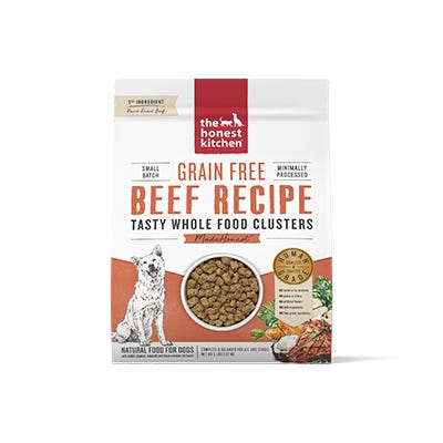 Buy Here The Honest Kitchen Grain Free Beef Whole Food Clusters