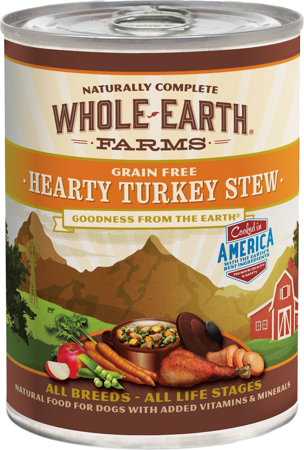 Buy Here Whole Earth Farms Grain Free Hearty Turkey Stew Case of