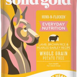Solid Gold Hund-n-Flocken Lamb, Brown Rice & Pearled Barley Recipe Whole Grain Adult Dry Dog Food 13kg