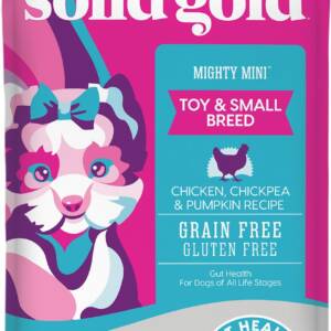 Solid Gold Mighty Mini Gut Health Small & Toy Breed Puppy Grain-Free Chicken, Chickpea & Pumpkin Dry Dog Food 5kg