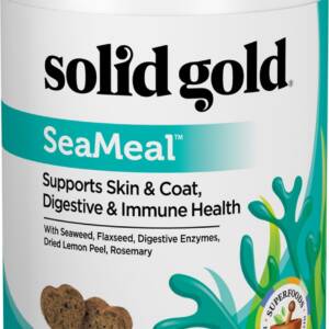 Solid Gold Supplements SeaMeal Skin & Coat, Digestive & Immune Health Soft Chews Grain-Free 120 Count Dog Supplement 360g