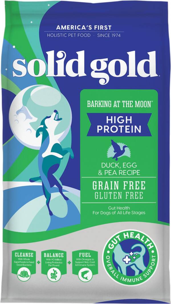 Solid Gold Barking at the Moon High Protein Grain-Free Duck, Egg & Pea Dry Dog Food 10kg