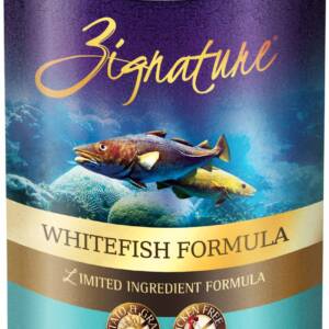 Zignature Whitefish Limited Ingredient Formula Grain-Free Case of 12 Canned Dog Food 368g