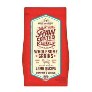 STELLA & CHEWY?S LAMB RECIPE WITH PUMPKIN & QUINOA RAW COATED KIBBLE WHOLESOME GRAINS DRY DOG FOOD 10kg