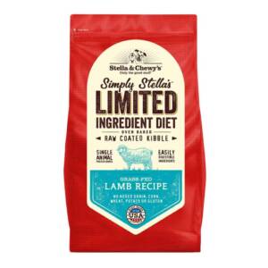 STELLA & CHEWY?S SIMPLY STELLA LIMITED INGREDIENT GRASS-FED LAMB RAW COATED KIBBLE DRY DOG FOOD 10kg