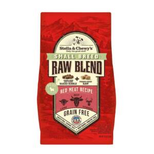 STELLA & CHEWY?S SMALL BREED RED MEAT RAW BLEND KIBBLE DRY DOG FOOD 4.5kG
