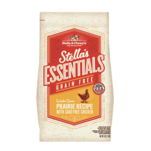 STELLA & CHEWY?S ESSENTIALS WIDE OPEN PRAIRIE RECIPE WITH CAGE-FREE CHICKEN DRY DOG FOOD 11.3kg