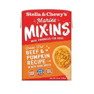STELLA & CHEWY?S MARIES MIX-INS BEEF & PUMPKIN RECIPE WET DOG FOOD 156g