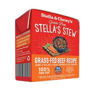 STELLA & CHEWY?S STELLAS STEW GRASS-FED BEEF GRAIN FREE ADULT CASE OF 12 WET DOG FOOD 311g
