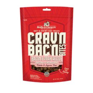 Stella & Chewy?s Crav?n Bac?n Bites Bacon & Pork Recipe Dog Treats 234G