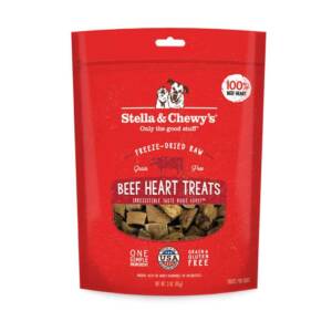 Stella & Chewy?s Beef Heart Freeze-Dried Raw Dog Treats 85g