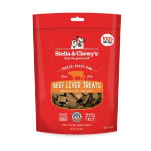 Stella & Chewy?s Beef Liver Freeze-Dried Raw Dog Treats 85g