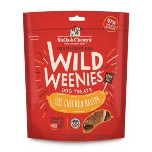 Stella & Chewy?s Chicken Wild Weenies Freeze-Dried Raw Dog Treats 326g