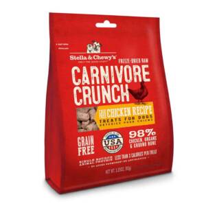 Stella & Chewy?s Carnivore Crunch Cage-Free Chicken Recipe Freeze-Dried Raw Dog Treats 92g