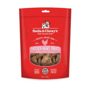 Stella & Chewy?s Chicken Hearts Freeze-Dried Raw Dog Treats 326g