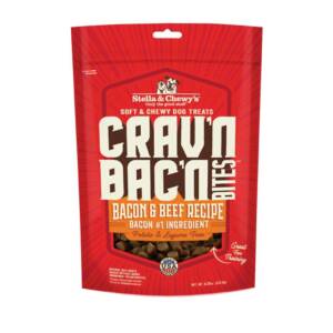 Stella & Chewy?s Crav?n Bac?n Bites Bacon & Beef Recipe Dog Treats 234g