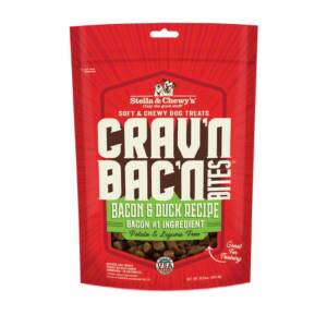 Stella & Chewy?s Crav?n Bac?n Bites Bacon & Duck Recipe Dog Treats 234g