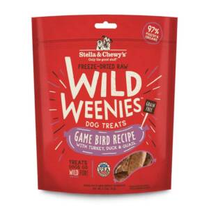 Stella & Chewy?s Game Bird Wild Weenies Freeze-Dried Raw Dog Treats 92g