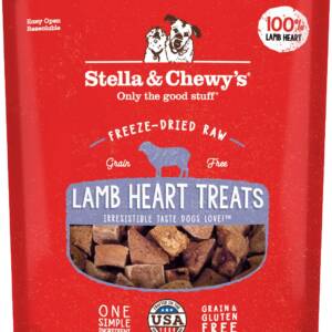 Stella & Chewy?s Lamb Heart Freeze-Dried Raw Dog Treats 85g