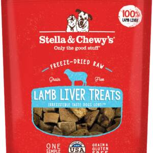 Stella & Chewy?s Lamb Liver Freeze-Dried Raw Dog Treats 85g
