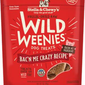 Stella & Chewy?s Wild Weenies Bac?n Me Crazy Recipe Freeze-Dried Raw Dog Treats 312g