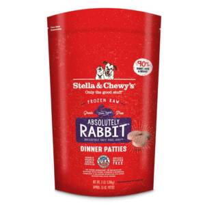 Stella & Chewy?s Absolutely Rabbit Dinner Patties Frozen Raw Dog Food 709g