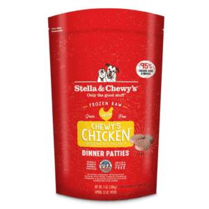 STELLA & CHEWY?S CHEWY?S CHICKEN FROZEN RAW PATTIES DOG FOOD 1.3Kg