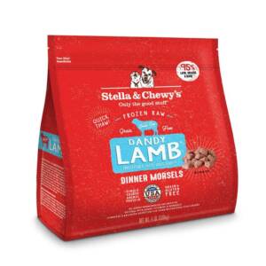STELLA & CHEWY?S DANDY LAMB FROZEN RAW DINNER MORSELS DOG FOOD 1.8kg