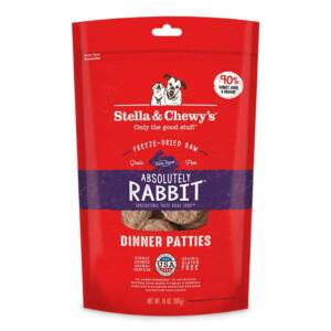 Stella & Chewy?s Absolutely Rabbit Dinner Patties Freeze-Dried Raw Dog Food 709g