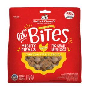 Stella & Chewy?s Lil? Bites Chicken Little Recipe Small Breed Freeze-Dried Raw Dog Food 198g